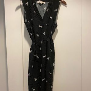 Petite Zebra Print Dress